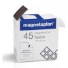 Samolepící magnety Magnetoplan Takkis 30 x 20 mm - 45 ks, černá