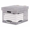 Archivační kontejner Fellowes Bankers Box Fast Fold - 10 ks, šedá