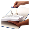 Archivační spona Fellowes, délka 100 mm - 20 ks, modrá