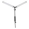 Stolní lampa Platinet Flexy 20 W, 2 ramena + klip, černá