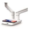 USB hub s bezdrátovou nabíječkou pro držáky TALLO a TALLO Modular, bílá