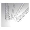 Plastové hřbety Eurosupplies 14 mm - 100 ks, čirá
