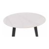 67607 3 jidelni stul rion prumer 90 cm mramor cerna