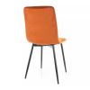 Jídelní židle Freville Velvet, oranžová