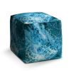 Taburet Cube magická modrá, modrá