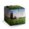 Taburet Cube golf, barevná