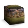 Taburet Cube Stonehenge, barevná