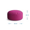 Taburet Circle TNT, červená