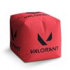 Taburet Cube Valorant Red, červená
