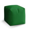 Taburet Cube tmavě zelená, zelená