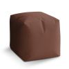 Taburet Cube kaštanová, hnědá