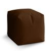 Taburet Cube čokoládově hnědá, hnědá