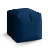 Taburet Cube námořní modrá, tmavě modrá