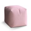 Taburet Cube světle růžová, růžová