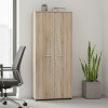 Vysoká šatní skříň Praktik 80 x 40 x 182,1 cm, dub sonoma (rozbaleno)
