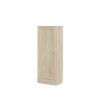 Skříň Bask 40,6 x 28,3 x 107,2 cm, dveře dřevo, dub sonoma