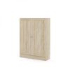 Skříň Bask 79 x 28,3 x 107,2 cm, dveře dřevo, dub sonoma