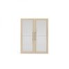 Dvířka pro skříně Modulo 83,6 x 105,4 cm prosklená, dub sonoma / čirá