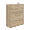 Skříň Modulo 89 x 40 x 113 cm, zásuvky, dub sonoma