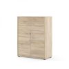 Skříň Modulo 89 x 40 x 113 cm, zásuvky a dveře, dub sonoma