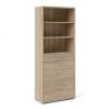 Skříň Modulo 89 x 40 x 221,5 cm, se zásuvkami, dub sonoma