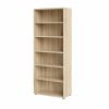Skříň Modulo 89 x 40 x 221,5 cm, dveře kombi, dub sonoma / čirá