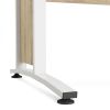 Kancelářský stůl Modulo 120 x 80 cm, dub sonoma / bílá