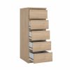 Komoda Simplicity 40 x 50 x 111,5 cm, hikora jackson