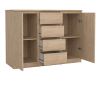 Komoda Simplicity 121 x 50 x 91 cm, hikora jackson