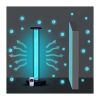 Dezinfekční UV lampa GL05-100, 100 W, černá
