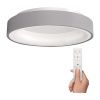 LED stropní světlo s dálkovým ovládáním Treviso - průměr 45 cm, šedá