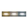 LED stropní světlo s dálkovým ovládáním Lecce nastavitelné, 3000 lm - průměr 40 cm, bílá