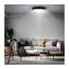 LED stropní světlo Lecce nastavitelné, 2900 lm - průměr 40 cm, černá