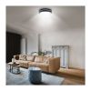 LED stropní světlo WO820 nastavitelné - průměr 30 cm, černá