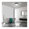 LED stropní světlo WO820 nastavitelné - průměr 30 cm, černá