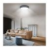 LED stropní světlo WO821 nastavitelné - průměr 40 cm, černá
