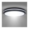 LED stropní světlo WO821 nastavitelné - průměr 40 cm, černá
