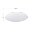 LED stropní světlo odolné vůči vlhkosti WO824 - průměr 38 cm, bílá