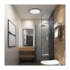 LED stropní světlo odolné vůči vlhkosti WO825 - průměr 22 cm, bílá