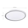 LED stropní světlo odolné vůči vlhkosti WO825 - průměr 22 cm, bílá