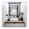 LED koupelnové osvětlení 3v1 WO828, 60 cm, černá