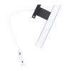 LED koupelnové osvětlení 3v1 WO828, 60 cm, černá