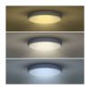 LED stropní světlo s dálkovým ovládáním Grey nastavitelné - průměr 38 cm, šedá