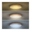 LED stropní světlo s dálkovým ovládáním Solid Oak nastavitelné - průměr 51 cm, hnědá