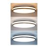 LED stropní světlo s dálkovým ovládáním Laskos nastavitelné - průměr 39 cm, černá