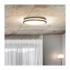 LED stropní světlo s dálkovým ovládáním Laskos nastavitelné - průměr 39 cm, černá