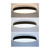 LED stropní světlo s dálkovým ovládáním Cala nastavitelné - průměr 38 cm, černá