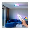LED stropní světlo s dálkovým ovládáním Floco RGB - průměr 40 cm, bílá