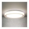 LED stropní světlo s dálkovým ovládáním Floco RGB - průměr 40 cm, bílá