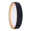 LED stropní světlo s dálkovým ovládáním Larios nastavitelné - průměr 39 cm, černá